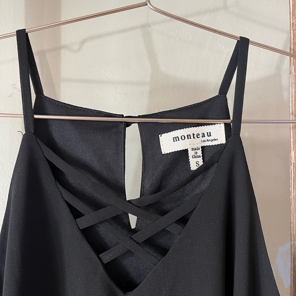 Black Monteau Sleeveless Dress - Picture 2 of 4